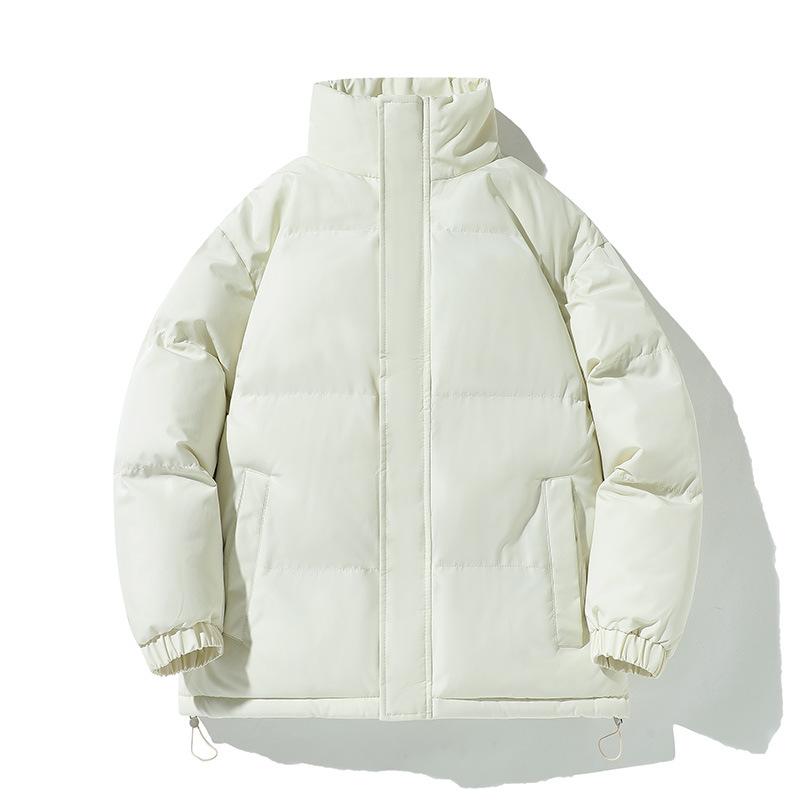 New Winter Style Men's Loose Cotton Coat, Bread Suit, Simple and Versatile Personality Solid Color Top