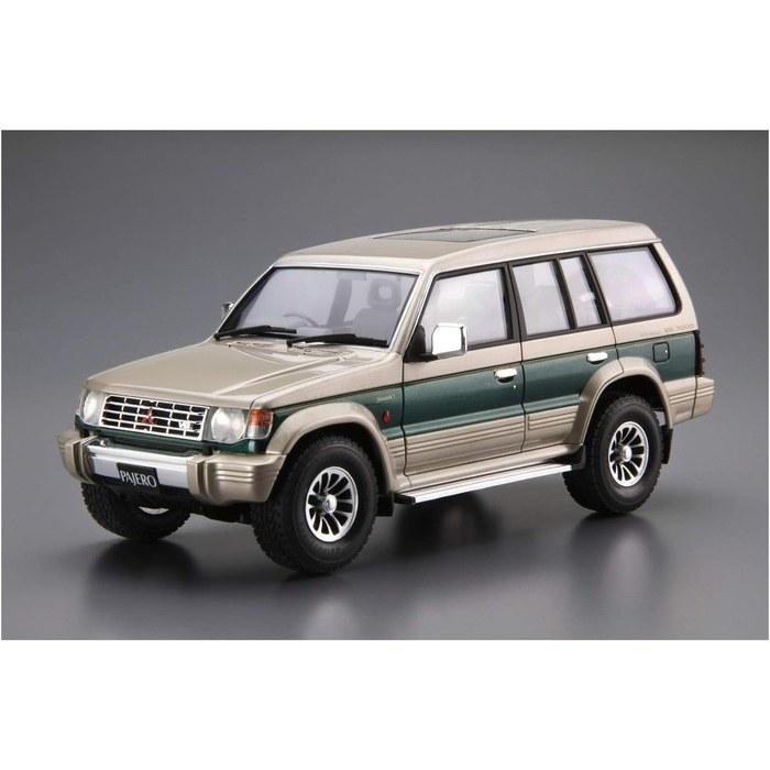 AOSHIMA The Model Car No.107 1/24 Mitsubishi V43W Pajero Super Exceed '91 Plastic Model Kit