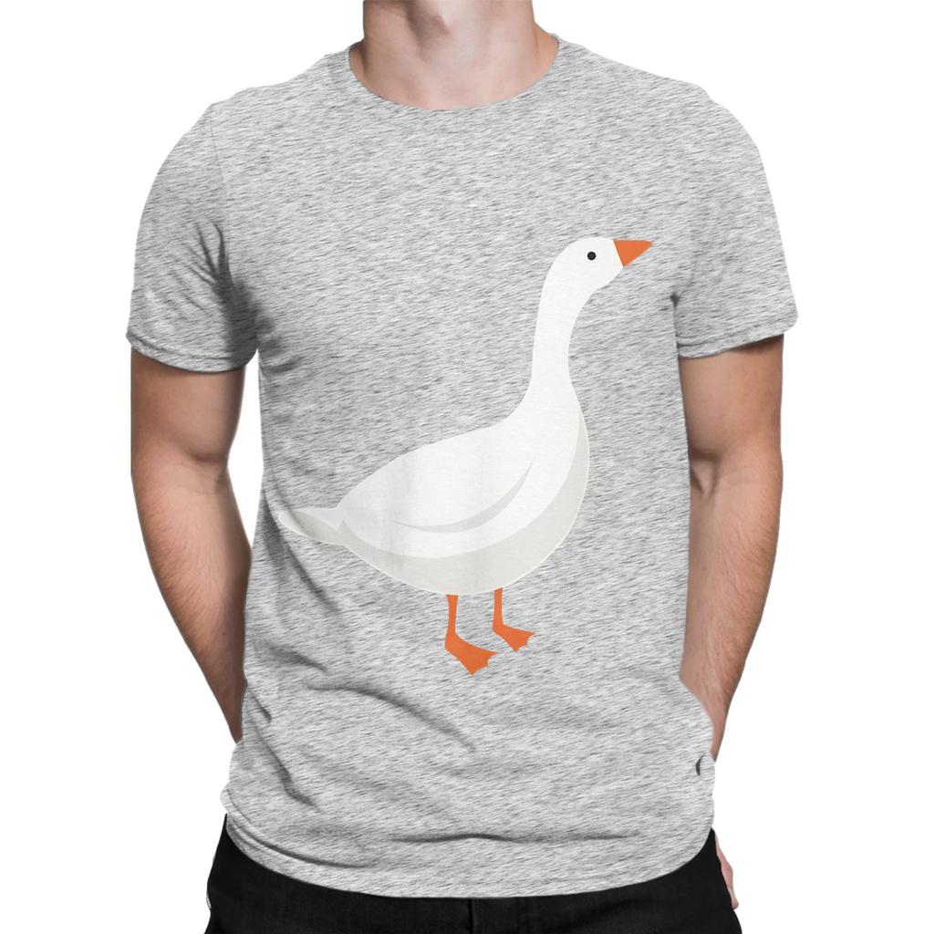 Untitled Goose Funny 100 Cotton TShirt Untitled Goose Game Tops Tees For Unisex
