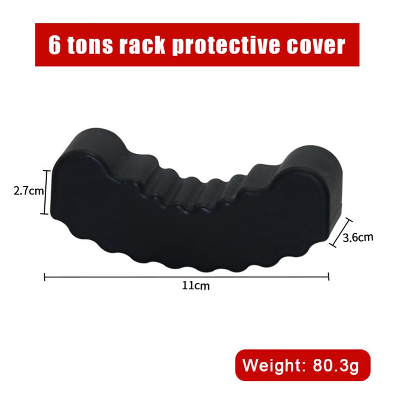 1Pc Car Slotted Lift Jack Stand Rubber Pad Floor Adapter Rail Grip Repair Pads 6Ton Pinch Lifting Universal Tools Frame Safety