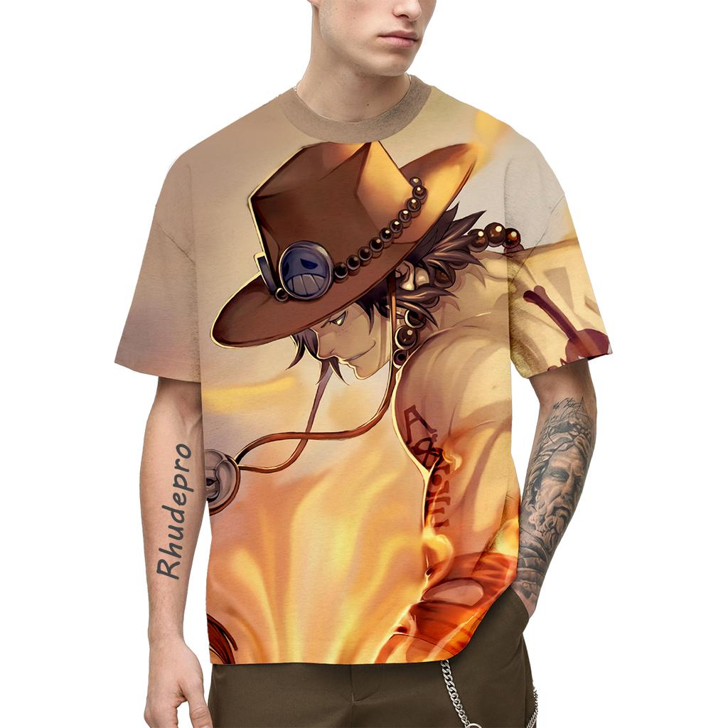 Roronoa Zoro Anime One Piece Men's T-shirt Children's Streetwear Trend Clothing Tops Short Sleeve 6XL