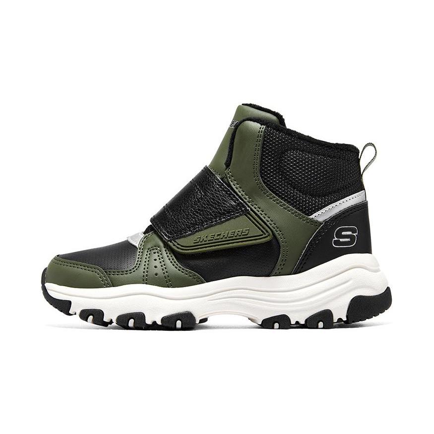 (GS) Skechers I-Conik Boots Olive Black Kids 8701647L-OLBK EU 27.5