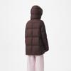 Tanboer Women's Mid-length Hooded Puff Down Jacket
