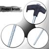 4x Tent Stakes Fixing Nails Sturdy Accessories Camping Equipment Ground Anchors Canopy