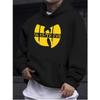 Gorąca Wyprzedaż Hip Hop Lata 90 Wu Clan Koszulki z Kapturem Unisex Długi Rękaw Modny Vintage Bluza z Nadrukiem Modny Streetwear na Codzienne Stylizacje