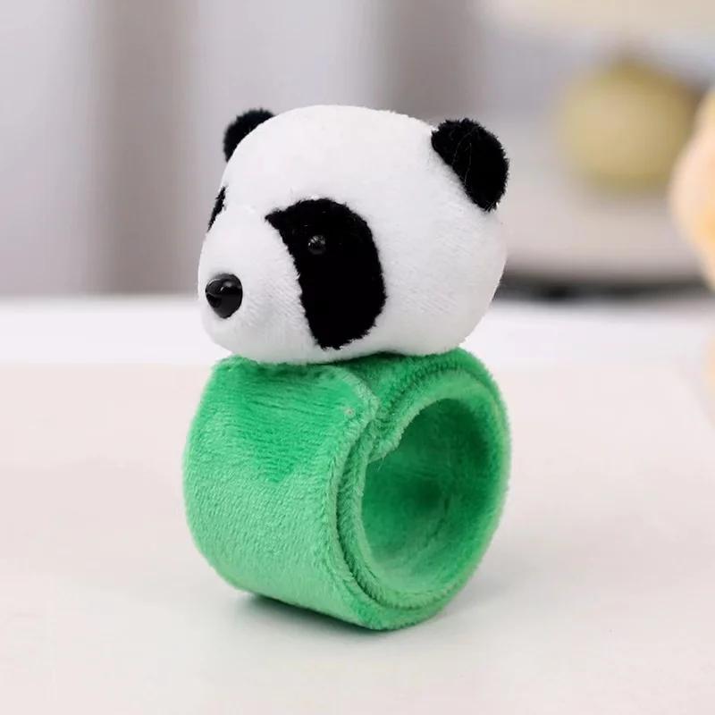 Cute Cartoon Panda Snap Bracelets Panda Girl Hair Band Children's Bracelet Creative Children's Toy Children's Gift