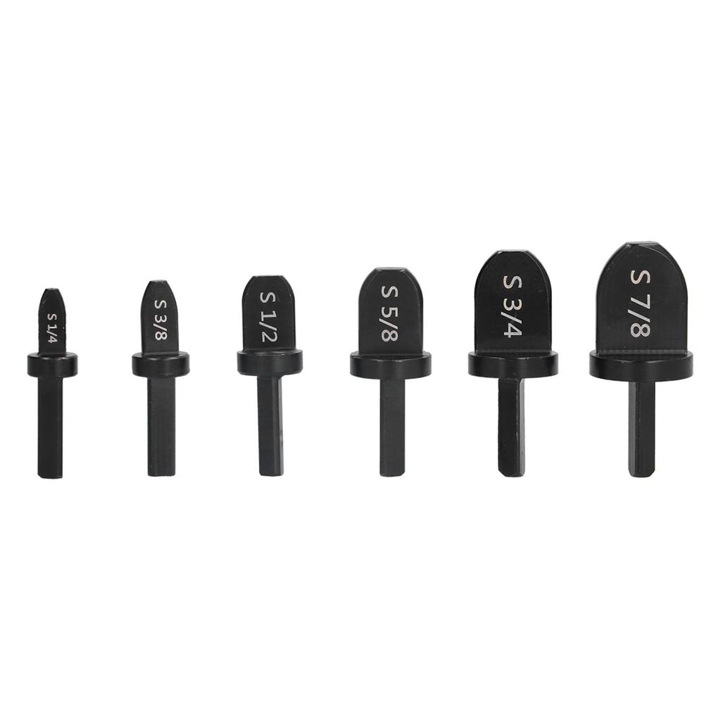 6Pcs Swaging Tool Drill Bit Set Convenient Practical Wide Application Tube Expander Drill