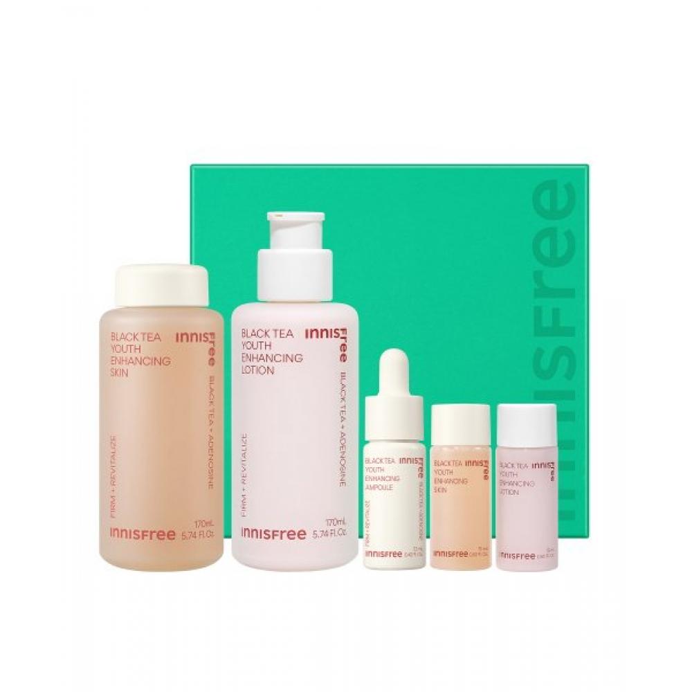 

Innisfree Black Tea Youth Enhancing Skincare Set FREE