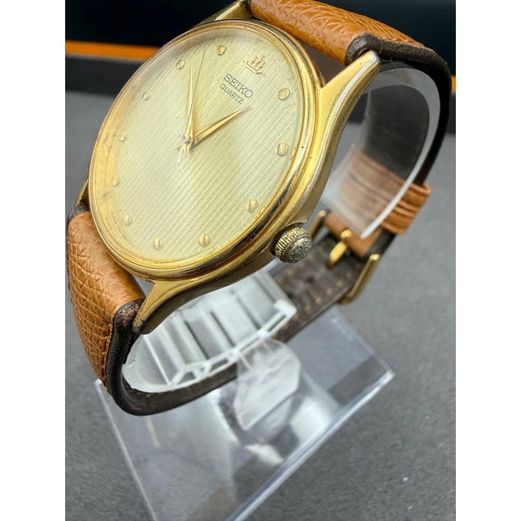 Used Working Condition SEIKO QUARTZ Gold Dial Wristwatch
