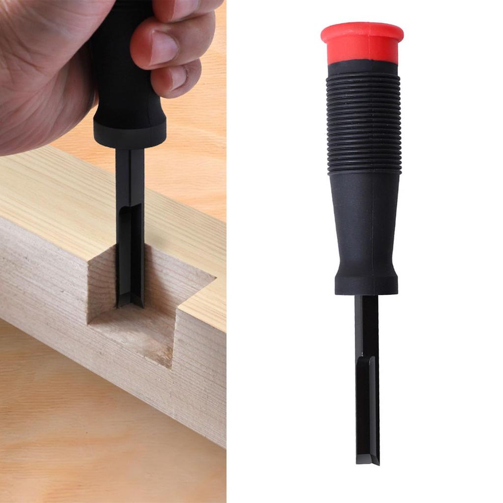 Chrome Vanadium Steel Right Angle Wood Chisel 90° Hinge Mortise Carving Grooving Tool for Woodworking