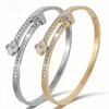 Women's Full Diamond Titanium Steel Bracelet - No Fading, Star Studded, Versatile, and Fashionable