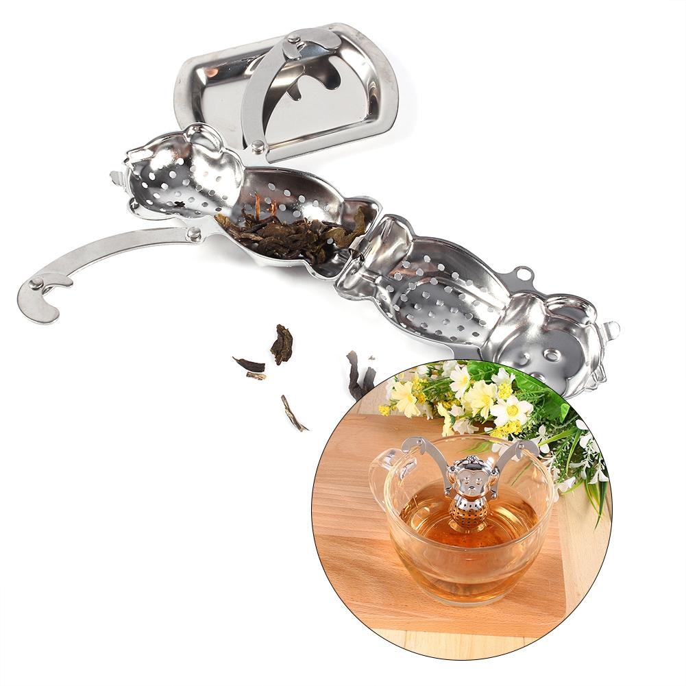 Tea Strainer Infuser Stainless Steel Teaspoon Filter Seasoning Ball Mesh Reusable Loose Tea Leaf Spice Filter Kitchen Tools