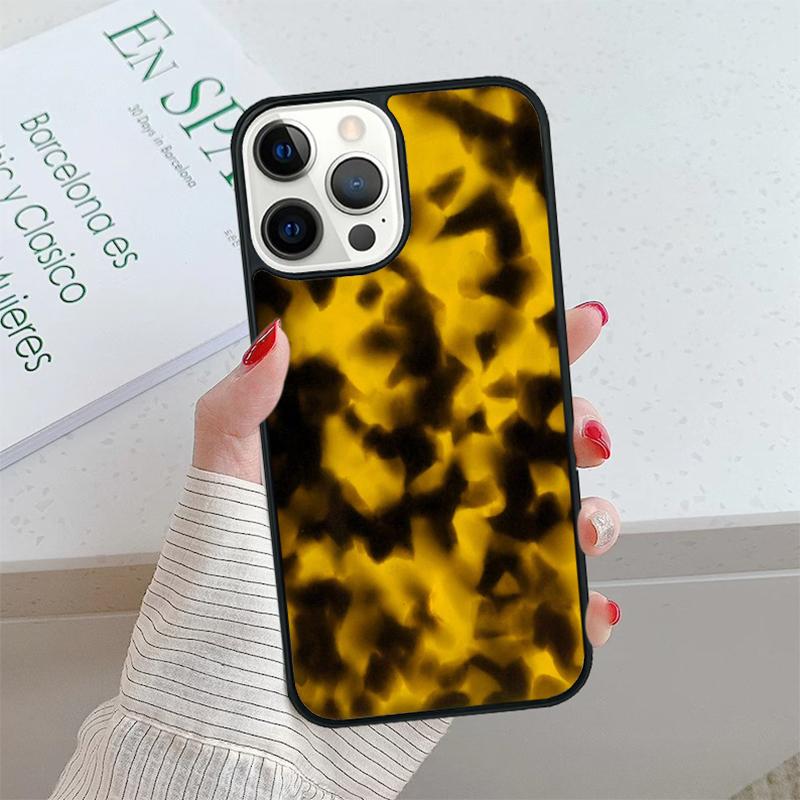 Tortoise Pattern Tortoiseshell Phone Case cover For IPhone 18 17 Air 15 16 16e 14 13 12 11 Pro Max Coque For Apple PLUS fundas