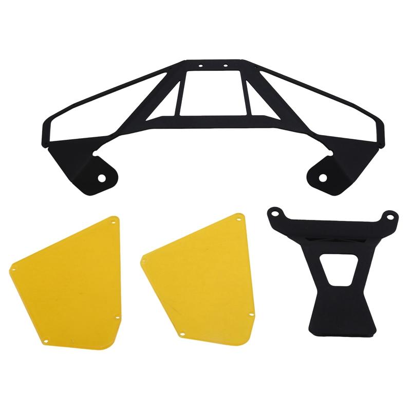 Защитный кожух фары мотоцикла для KOVE 800X Pro Rally Super Adventure Защита фары BlackYellow