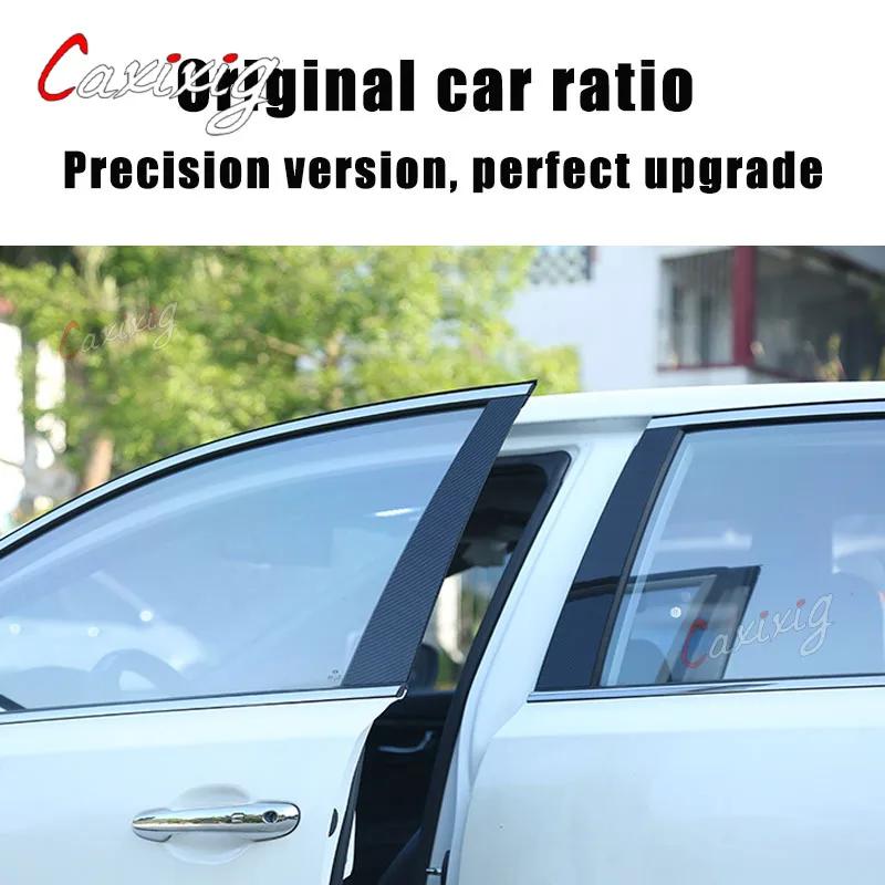 New Arrival 8PCS Polished Pillar Posts Fit For Jeep Renegade 2015-2020 Window Trim Cover BC Column Sticker Chromium Styling ALW1