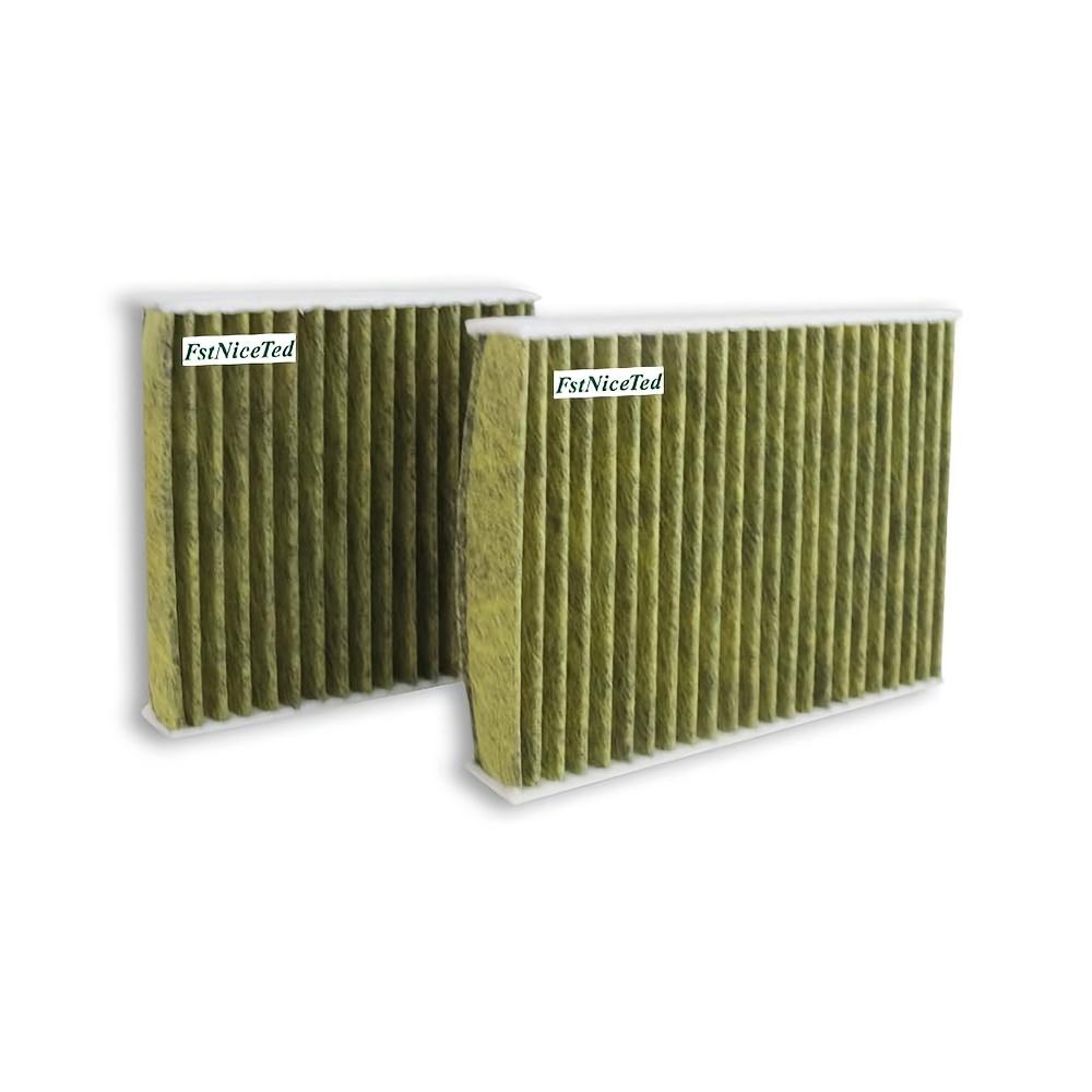 1pc Activated Carbon Yellow Non-woven Air Conditioning Filter Fits For Peugeot 2008 Citroen Yunyi Replaces 1609428080