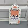 Cute Animal Photocard Holder K-Pop Idol Photo Card Sleeves With Keychain Id Badge Holder Card Protector Anime Game Peripheral Set