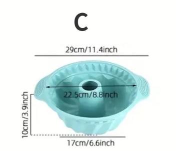 Silicone Cake Baking Mould Set High-temperature Resistant Oven Baking Plate Cake Bread Toast Pan Kitchen Muffin Baking Mold