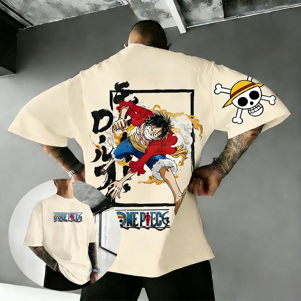 Oversized One Piece Luffy Anime Graphic T Shirt Men Women Short Sleeve Tee Harajuku Streetwear Casual Tops Y2k 2026 Summer New