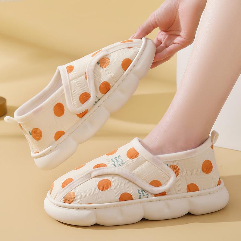 The NewAll Inclusive Cotton Shoes Indoor At Home Keep Warm Cotton Shoes The New Cotton Slippers Indoor Slippers Zapatos De Mujer