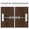 Stainless Steel Door Hinge Self Closing Door Stopper Rebound Device Rebound Device  Furniture Door