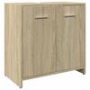 Washbasin Cabinet in Sonoma Oak 60 x 33 x 60 cm Particleboard