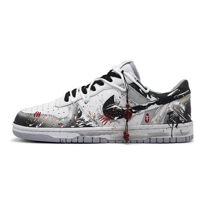 Große Tintenpferd-Abdeckung Niedrige Skateboard-Schuhe Unisex 355152-106(Team998-)
