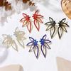 New Personality Exaggeration Full of Zircon Big Butterfly Wings Stud Earrings for Women Luxury Charm Party Jewelry Accessories