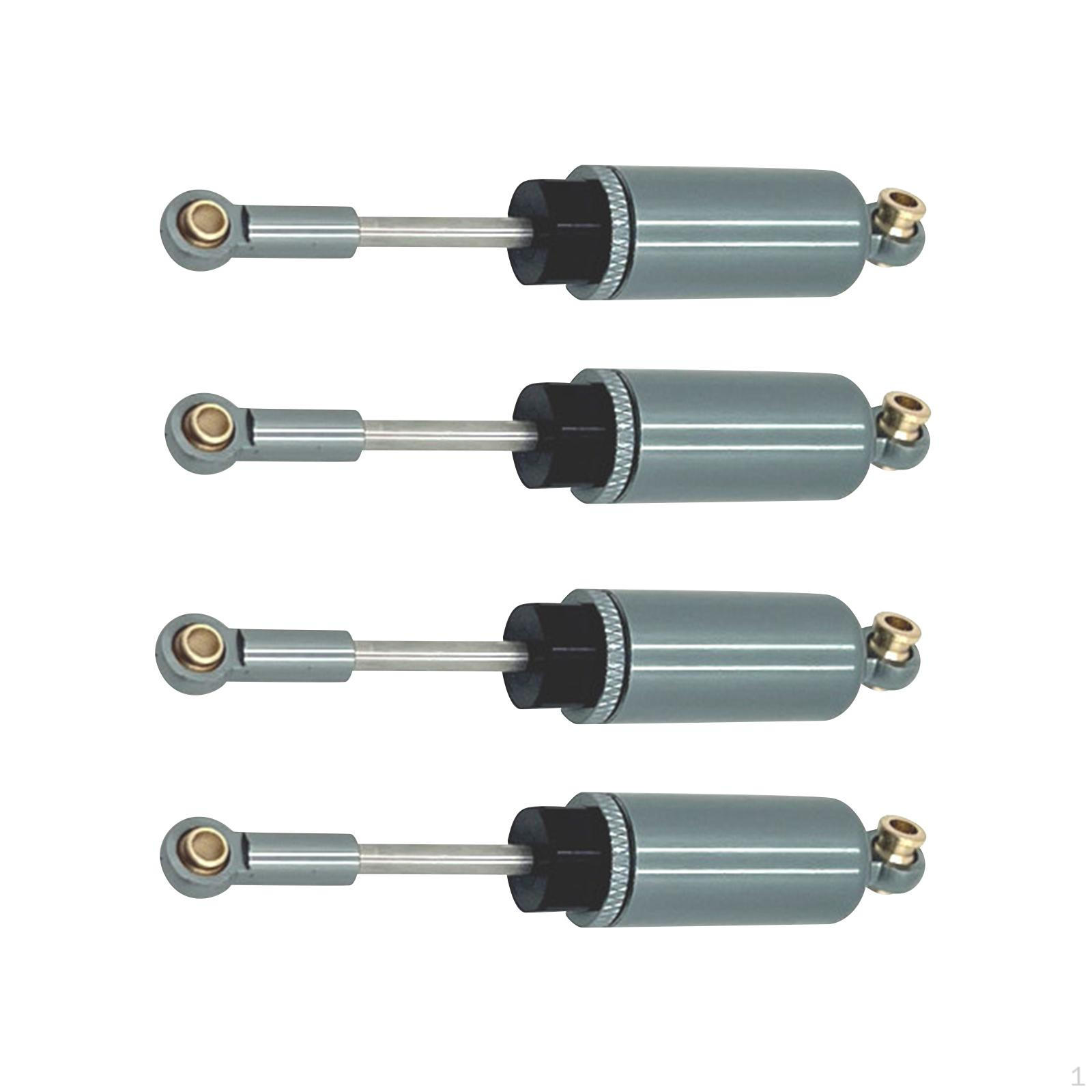 

4 Pieces Hydraulic Shock Absorber Oil Pressure Spare Parts for M162 M163 16209 16210 Gray Silver