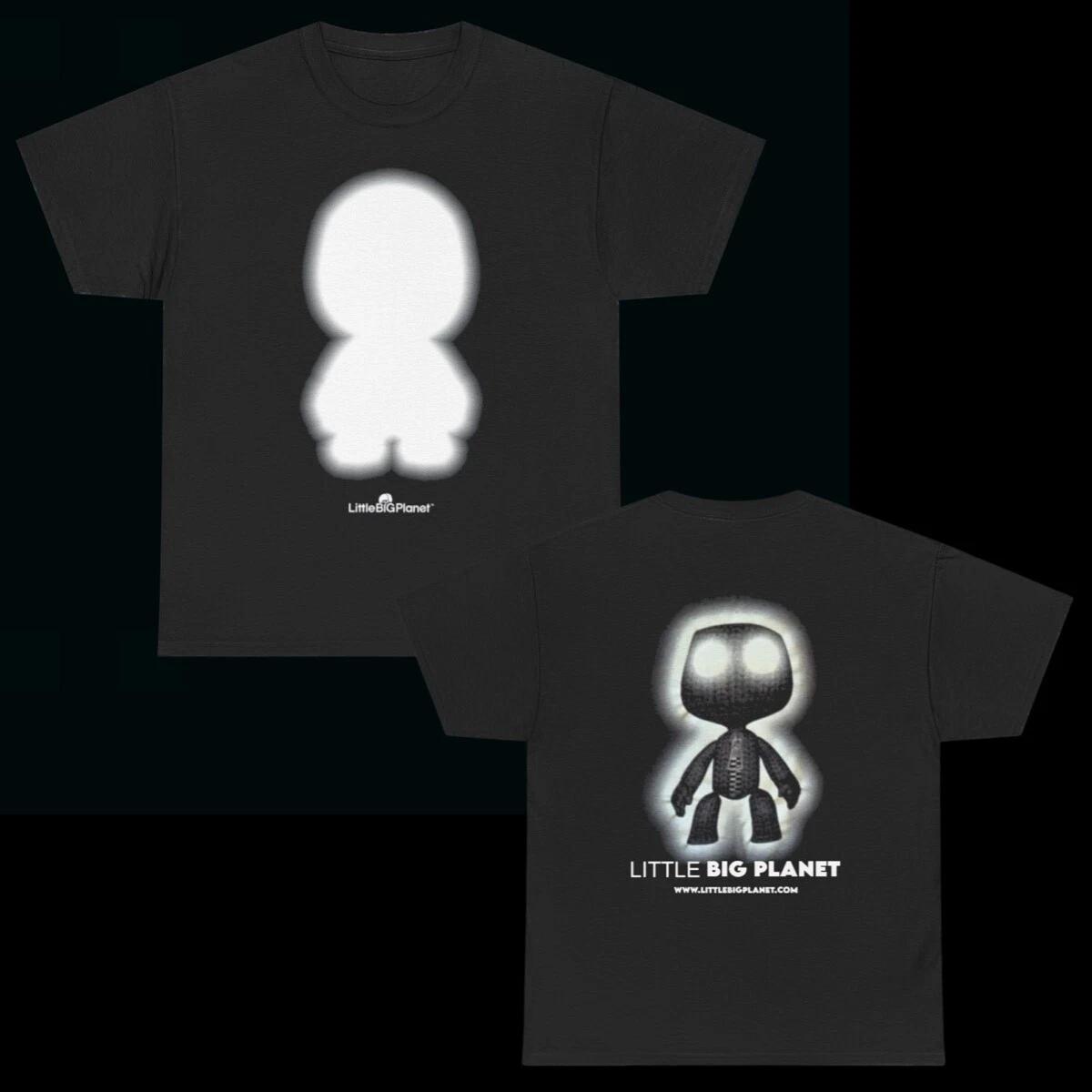Промо-футболка Little Big Planet с винтажным графическим принтом 2008 год Гранж Y2K Сцена Domo Kun 3XL