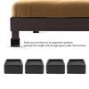 4-piece furniture riser,   plastic riser pads, furniture riser by 2 inches for sofa, bed, table, robust and   design for home and