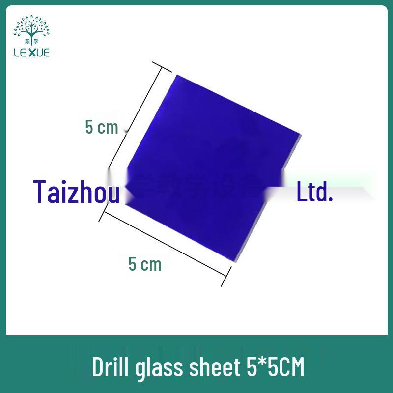 Cobalt Glass Flame Color Reaction Experiment Kit with Nichrome Alloy