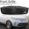 Dynamischer Stil Frontgrill Passform Land Rover Discovery 5 L462 2017-2020 Schwarz