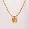Butterfly Cross Necklace - Women's Luxury Stainless Steel Layered Chain