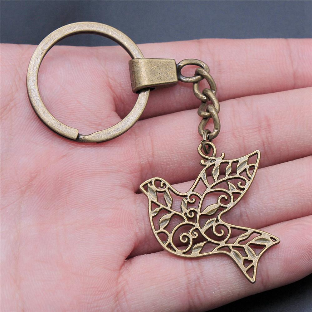 30mm Keychains Butterfly Bird Kids' Jewelry Materials QY010