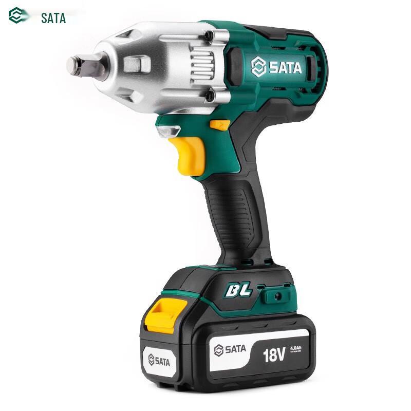 

SATA J-Series 18V Brushless Cordless Impact Wrench CN plug (adapter included)