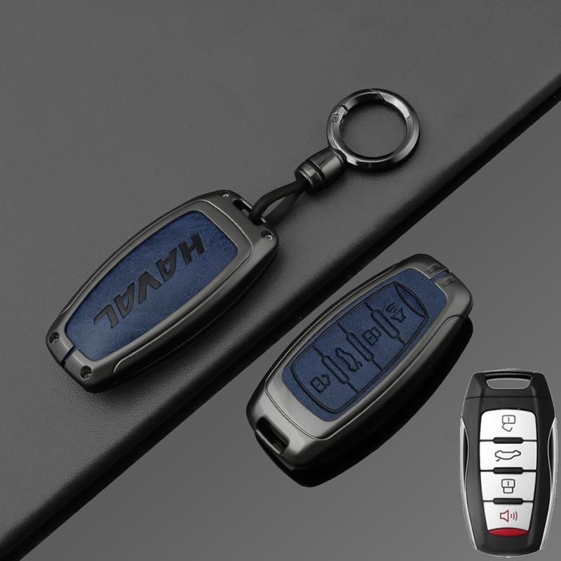 Zinc Alloy Car Key Case Protector Cover for Great Wall Haval Jolion 2022 H6 H7 H4 H9 F5 F7 F7X F7H H2S GMW Dargo Accessories