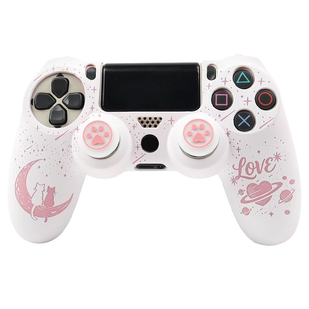 Soft Silicone Control Shell Skin for Playstation 4 Console Controller Case Gamepad Cover Housing for PS4 Slim Pro Joystick Case