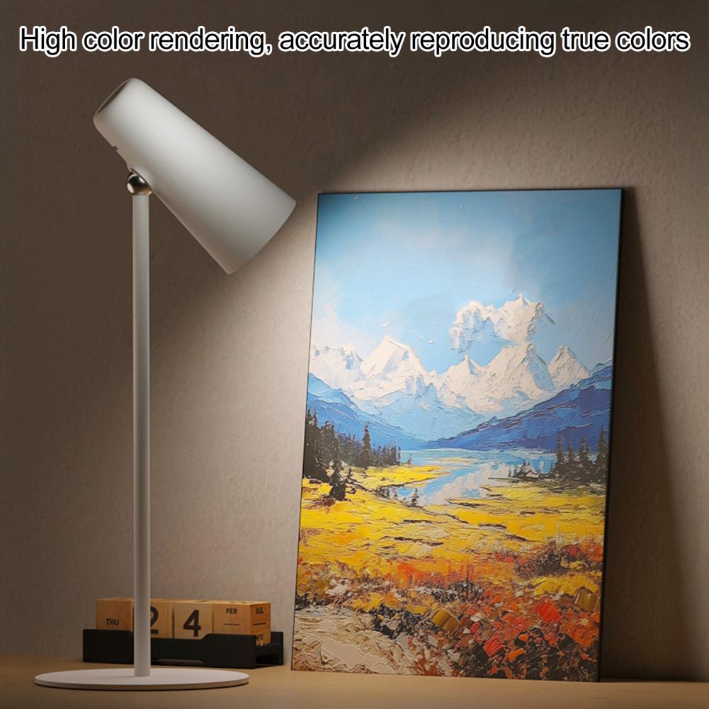 LED Desk Lamp 3-Level Brightness Adjustable USB Rechargeable Home Office Bedroom Bedside Table Reading Light