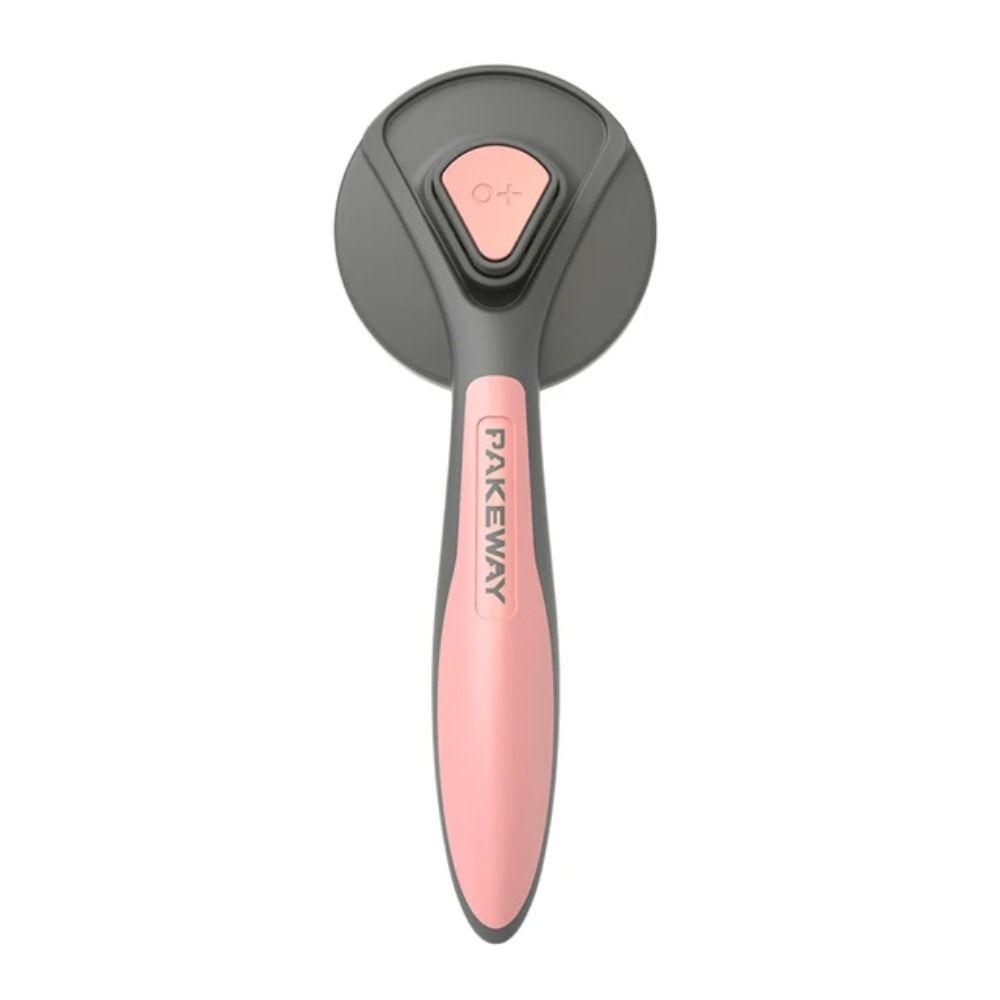 

Deshedding Dog Cat Comb Float Hair Cleaning Pet Grooming Brush Cat Hair Cleaner Pet Supplies розовый