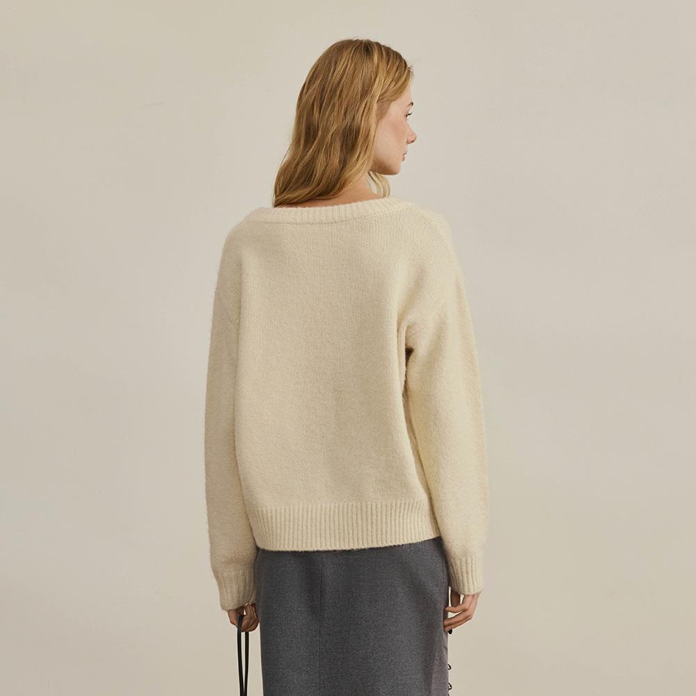 Waiwaiaiem Yy_High-End Crew Neck Knit