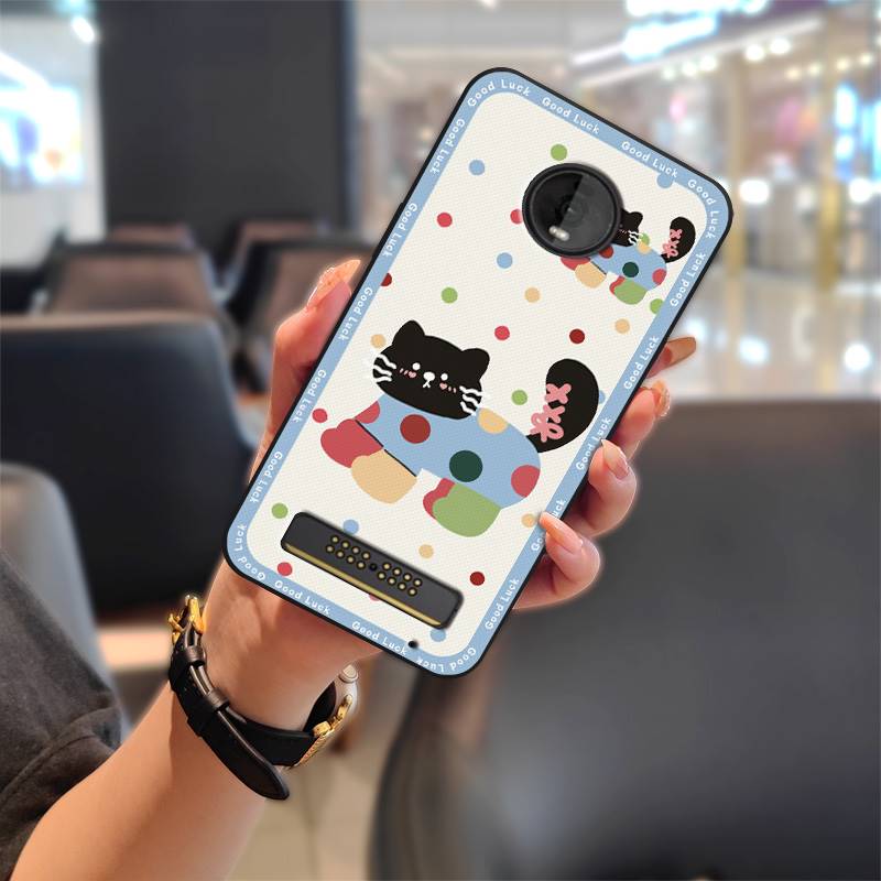 Durable Protective Phone Case For MOTO Z4 Play Graffiti Phone Pouch Cartoon Anti-knock TPU Waterproof Cute Soft Case