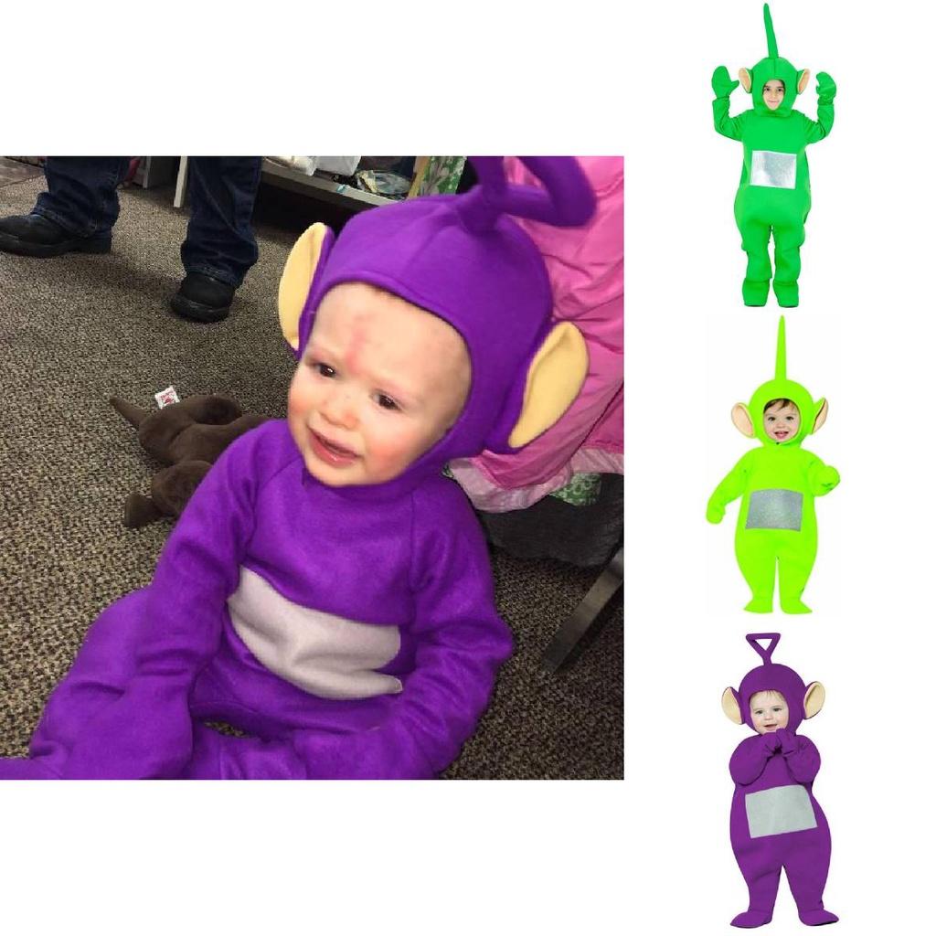 Teletubbies Costume Cosplay Birthday Halloween Party Children Cartoon Bodysuit