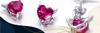 Earrings S925 Hearts Devils Crystals Zircons
