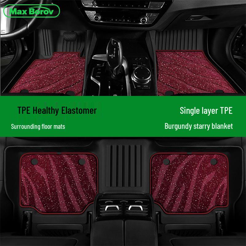 Car TPE Floor Mats for Hongqi Models: 25, H5, HS5, EQM5, HS3 PHEV, H6, HS7, H9