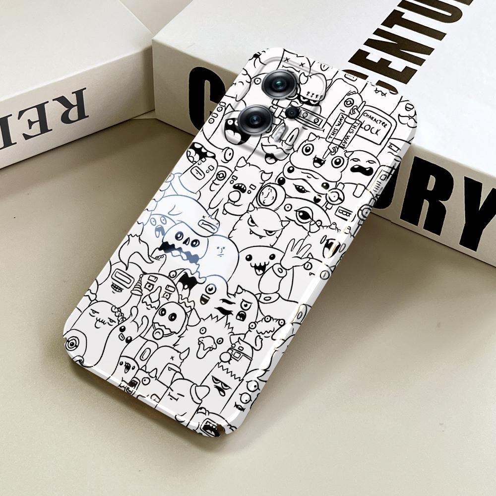 All-inclusive Film Phone Case Cartoon Fashion Design Hard Shell Full Cover Camera Protection Case for iPhone Samsung Xiaomi Poco Redmi