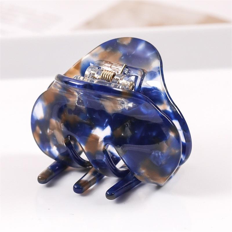 Fashion Rhombus Acetate Hair Claws Colourful Ponytail Hair Accessories Acetic Claw Clips For Women Or Girls