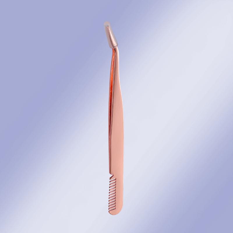 Wearable Mascara Applicator with Comb & Stainless Steel Eyelash Tweezers