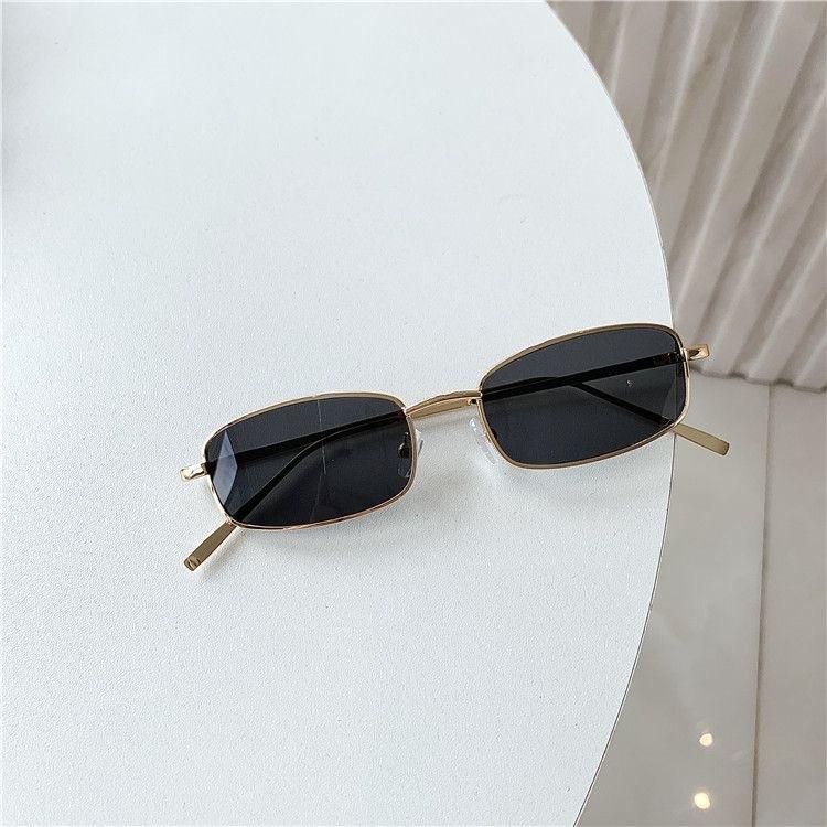 New Small Frame Rectangle Sunglasses Women'S Brand Designer Square Sun Glasses Classic Men'S Vintage Eyewear Uv400
