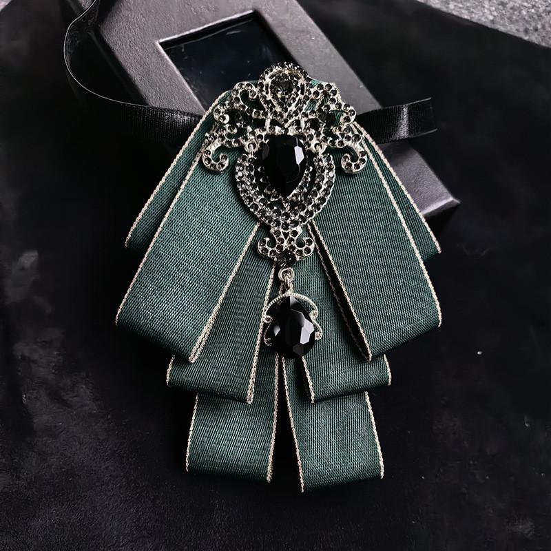 Fashionable Neck Flower Brooch With Rhinestone Accents For Formal And Casual Wear